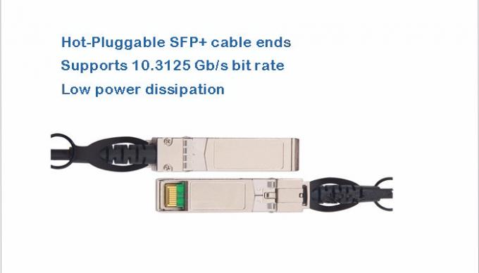 10G SFP+受動のTwinaxのケーブルへの直接付加の銅ケーブルSFP+